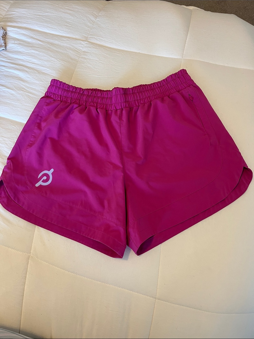 Women’s Pink Peloton Shorts Size Medium